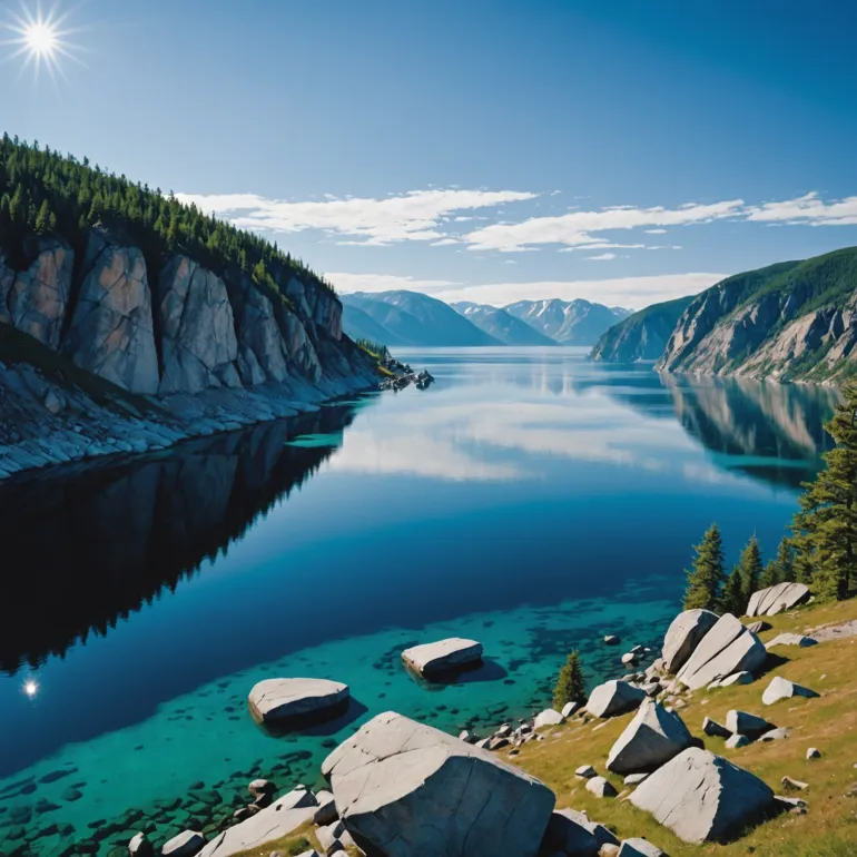 Погружение в мир водной красоты: Самые красивые лагуны России — Байкал и Ладога