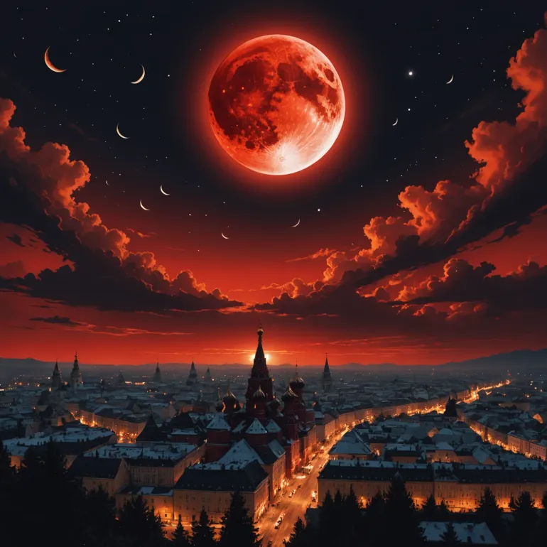 Самые красивые лунные затмения России: Кровавые луны, которые завораживают