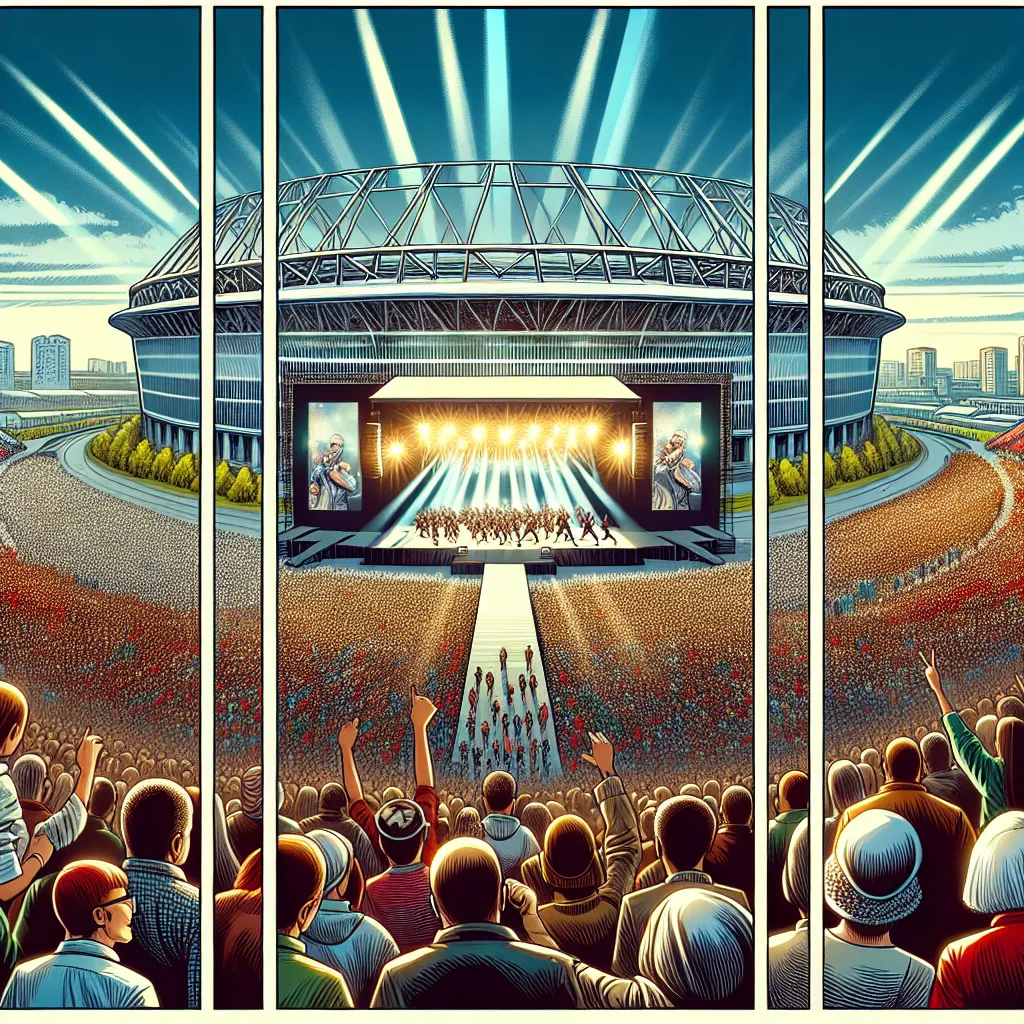 Откройте для себя величие самого большого стадиона России для концертов