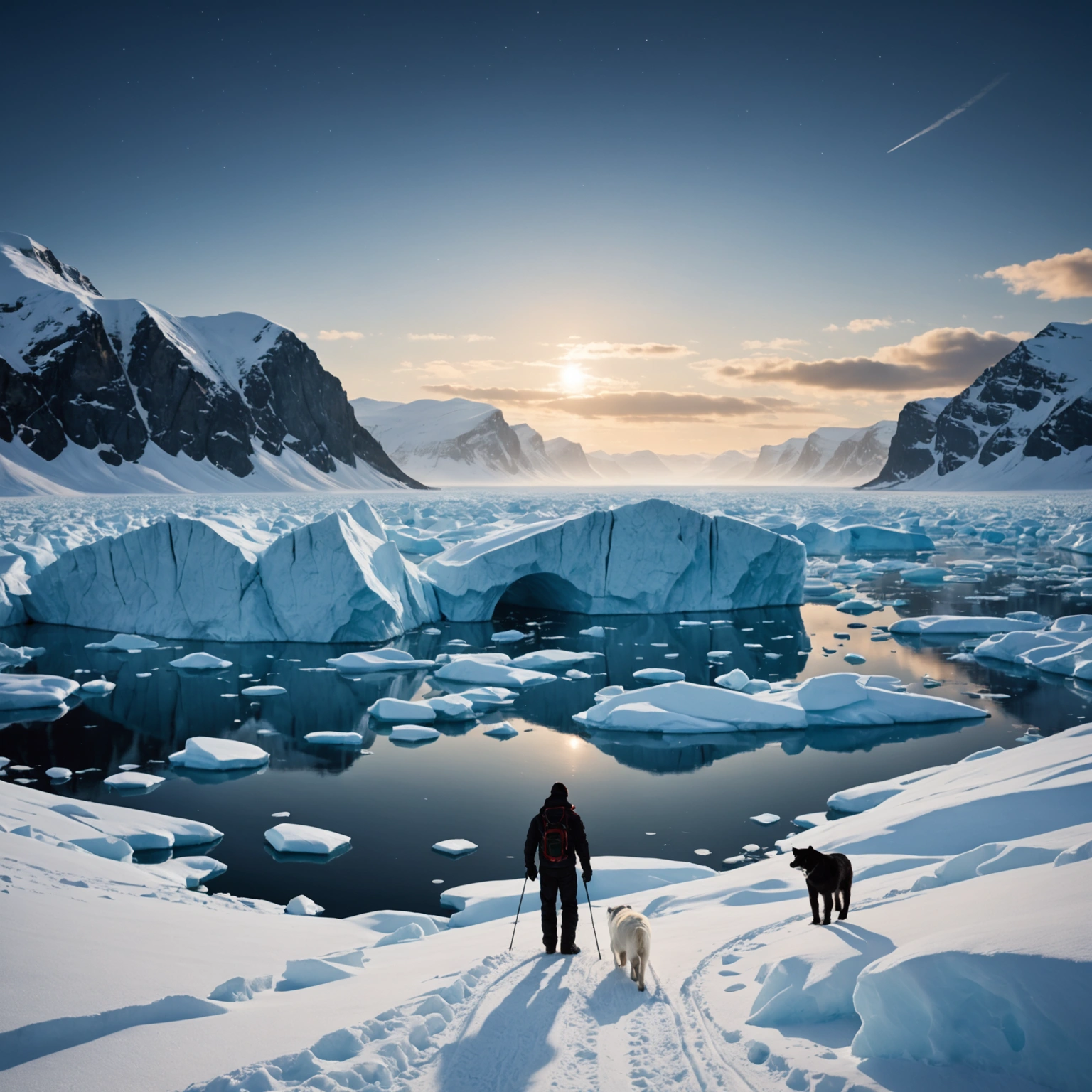 Самые красивые полярные ночи: В Арктике и Антарктиде