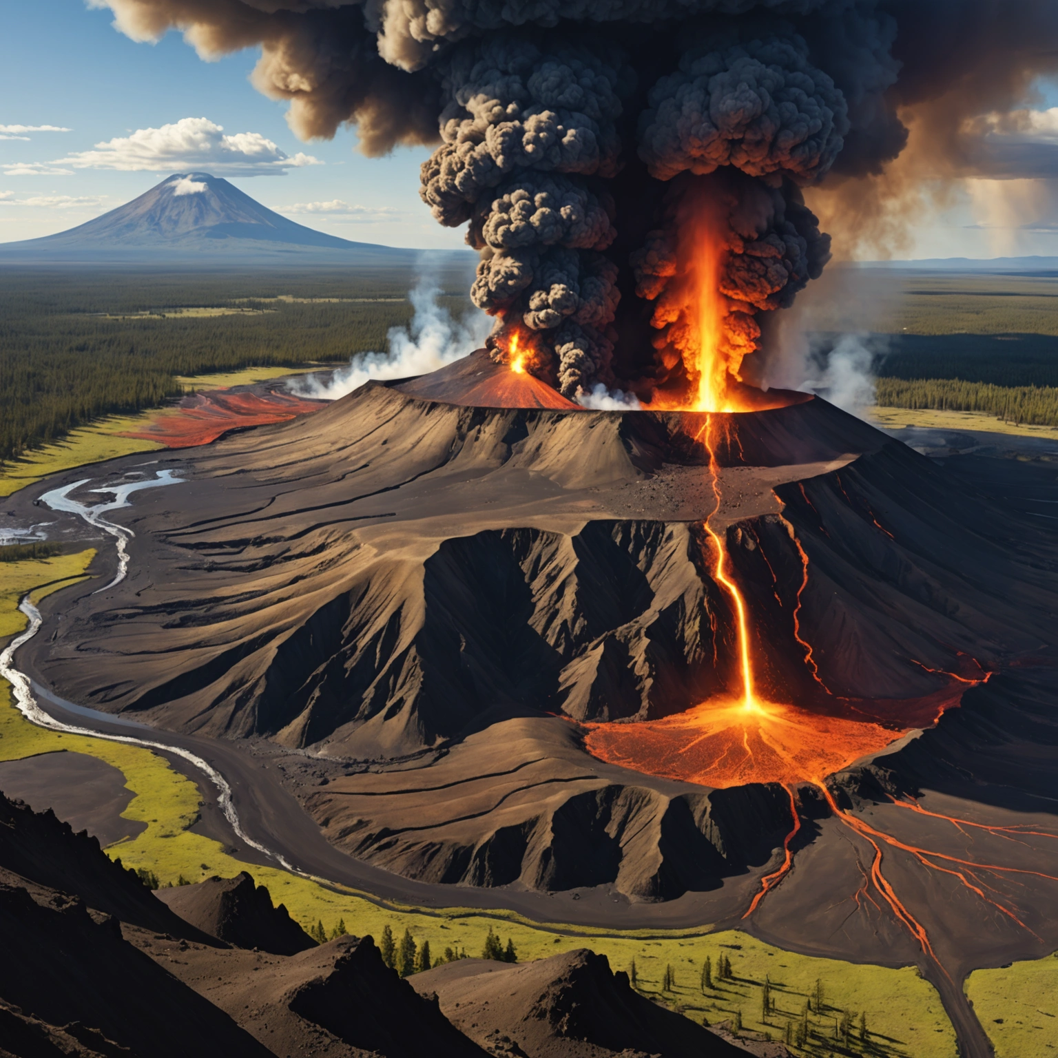 Погружение в мир гигантов: самые большие вулканы Мауна-Лоа и Йеллоустоун