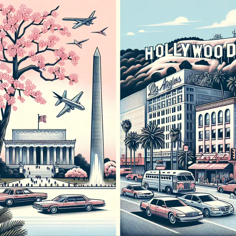 Вашингтон и Лос-Анджелес: Сравнение двух великих городов США