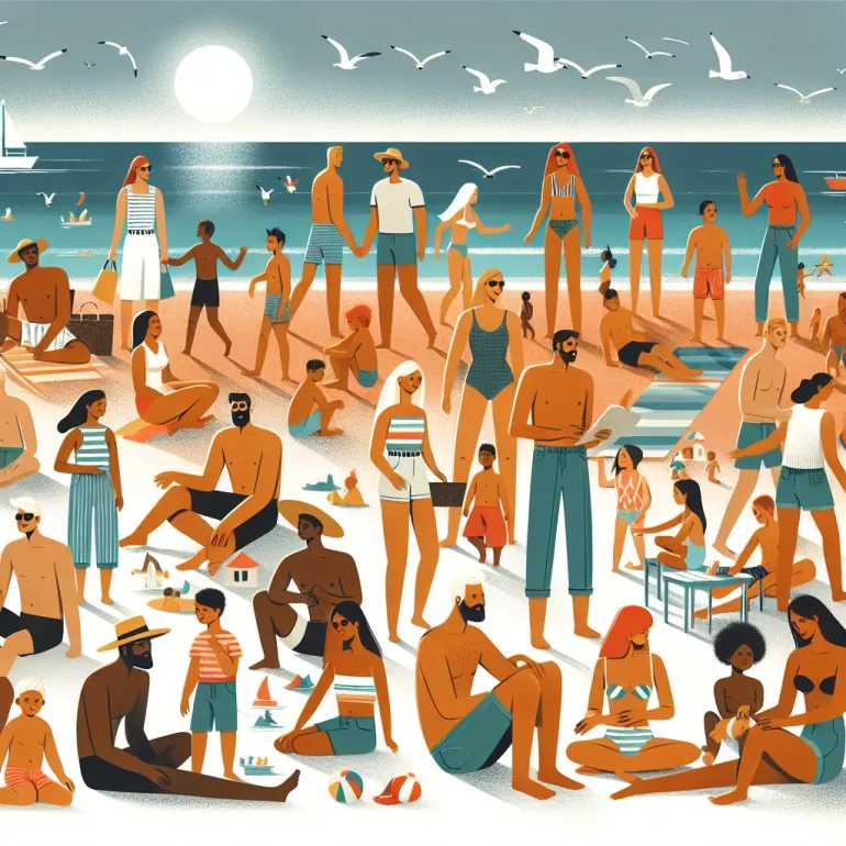 Люди на пляже: Исследование культурных и социальных аспектов