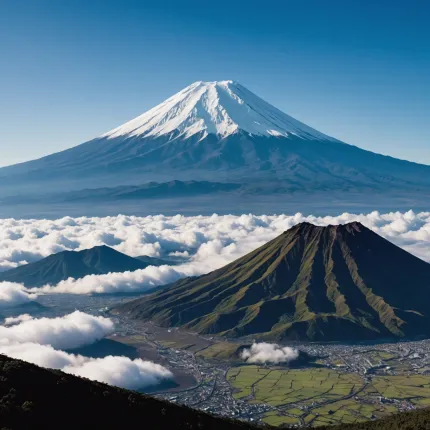 Самые красивые вулканы мира: Фудзияма и Килиманджаро в центре внимания