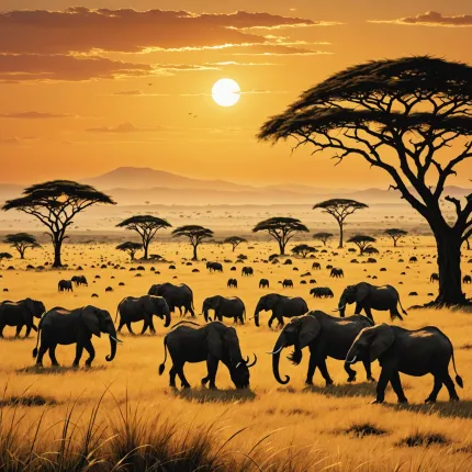 Откройте для себя самые красивые саванны: Серенгети и Масай Мара