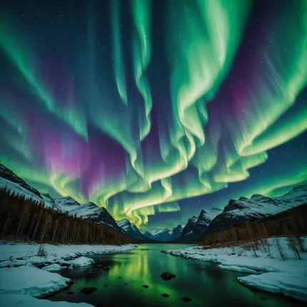 Самые красивые полярные сияния: Норвегия и Исландия — волшебство северного неба