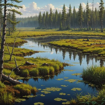 Погружение в загадочный мир: самые красивые болота России